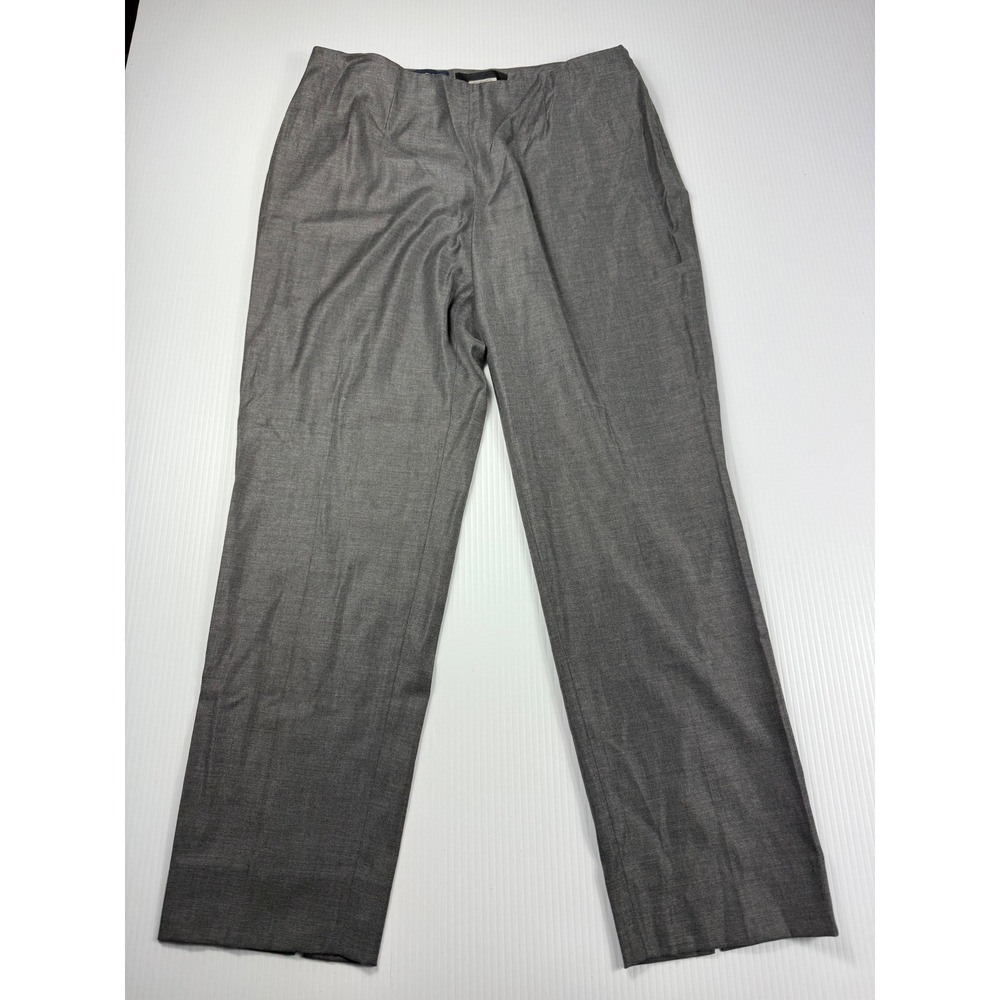Reggiani Lo Stretch di Lusso Dress Pants Career Made in Italy Gray Size 16